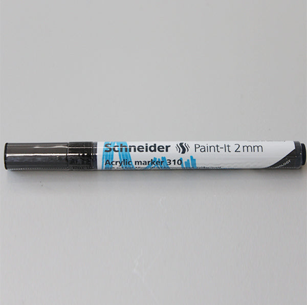 Marker Pen, FibreTip Water Based, 0.7mm Black