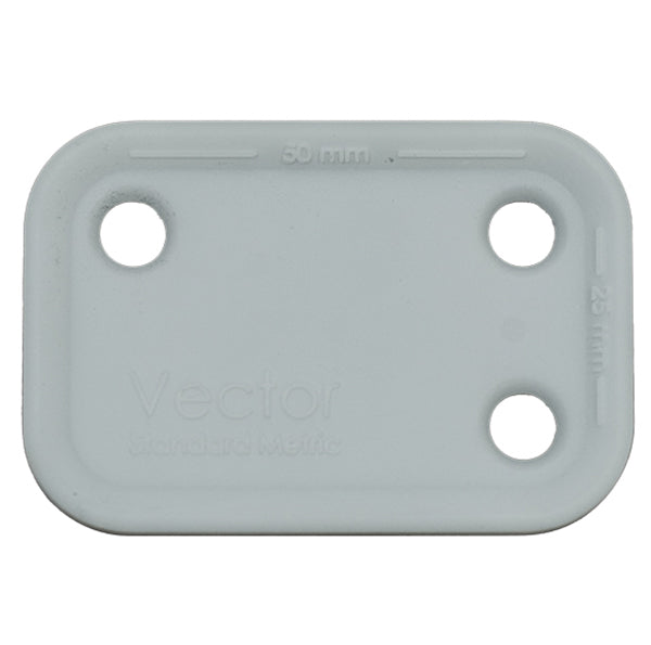 Marking Template for Gauge Lengths on Flats, Vector U070, Metric 10,25,50mm