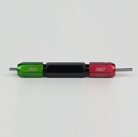 Go/No Go Gauge Orifice ID 0.0823"/0.0827" Manufacture Certificate