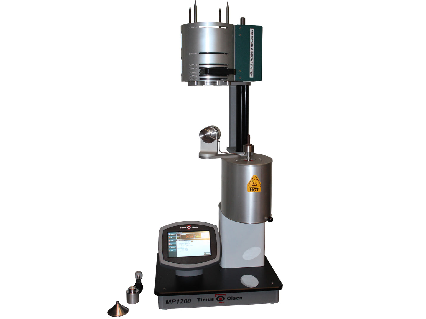 Motorized Melt Flow Tester – Performs ASTM D1238 and ISO 1133 Procedures B and C